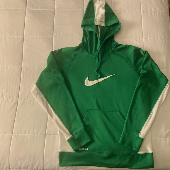 Nike Vintage Hoodie green and white, Size Small - Picture 1 of 6